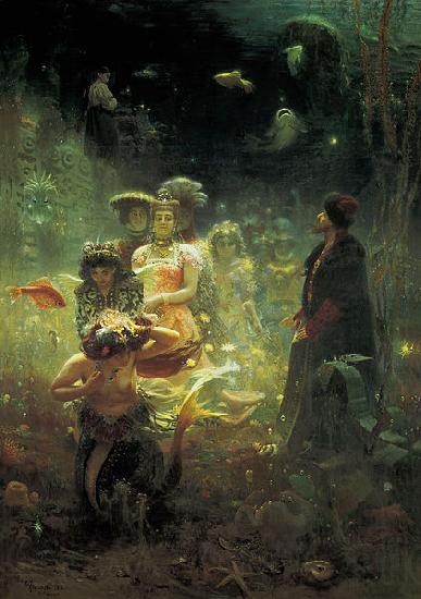 llya Yefimovich Repin Sadko in the Underwater Kingdom